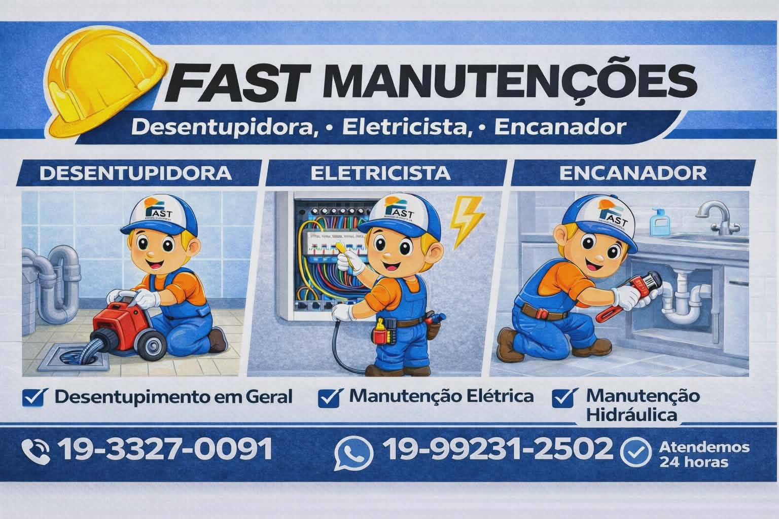 Desentupidora, Eletricista, Encanador no Jardim Aurélia em Campinas 19-99231-2502 - Foto 1