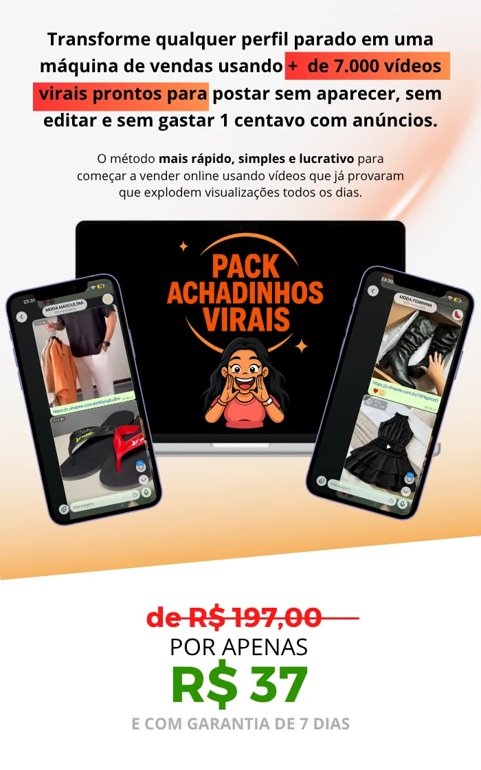  PACK DE ACHADINHOS QUE ESTÃO VIRALIZANDO