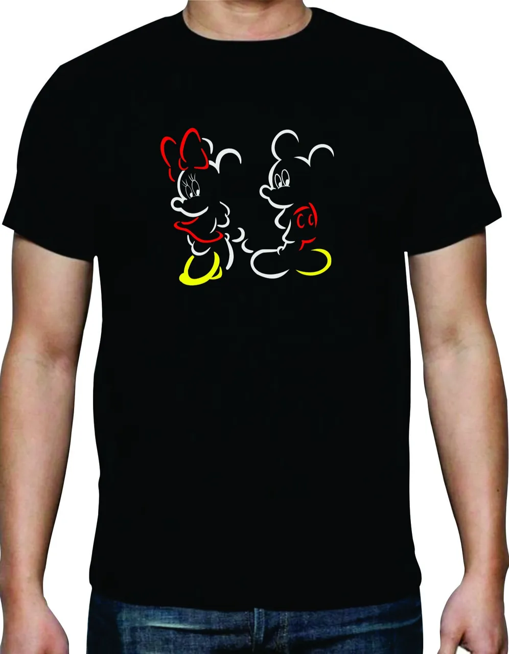 Estampa Mickey Minnie Mouse Paquera - Foto 1