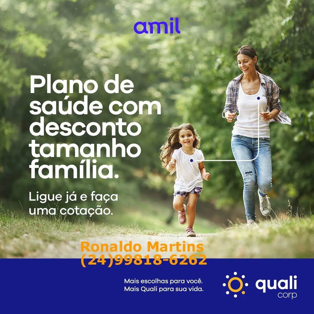 Whatsapp de vendas Amil em VR 24|99818-6262 - Foto 1