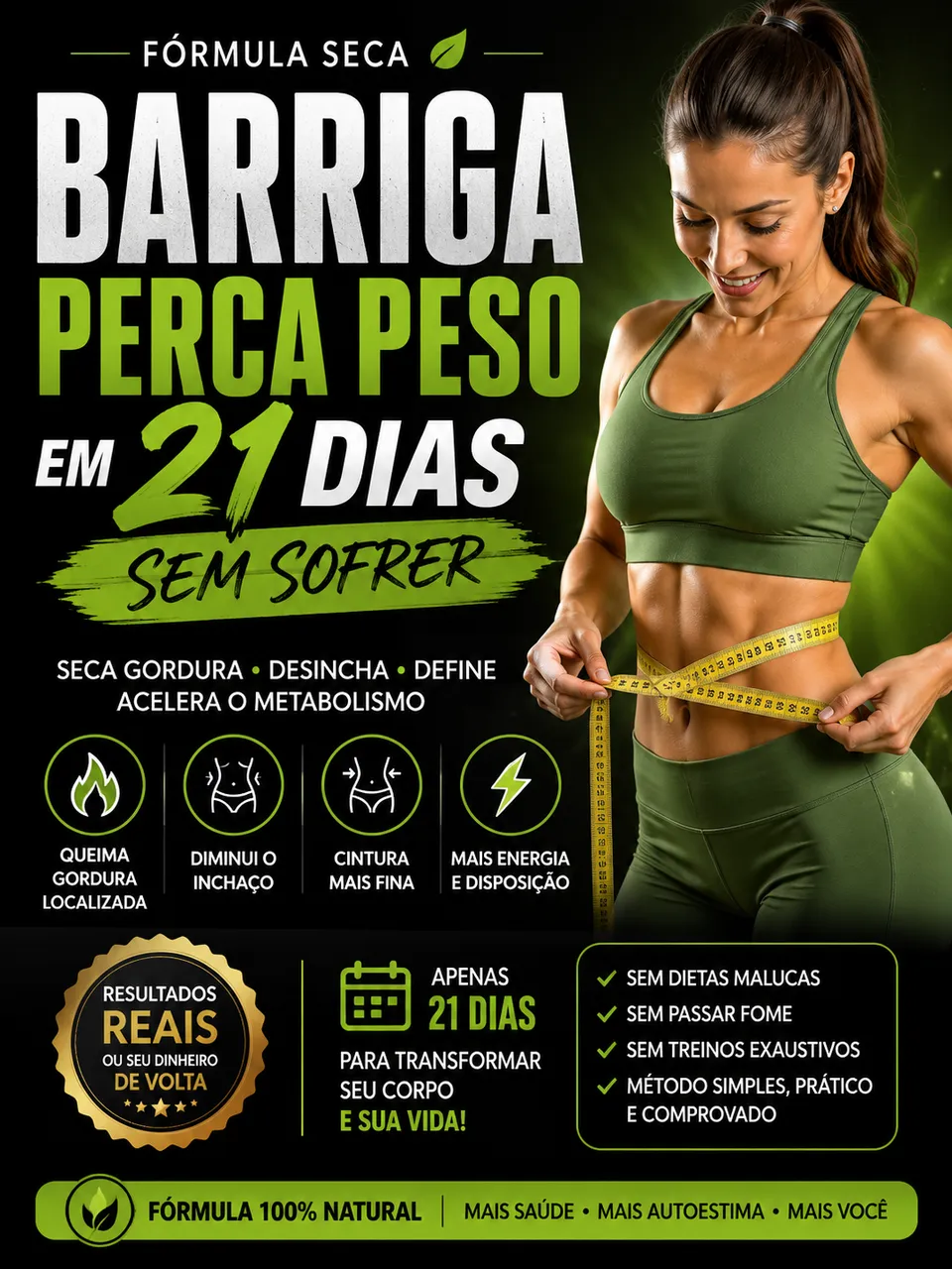 Fórmula Seca Barriga perca peso em 21 dias sem sofrer  - Foto 1